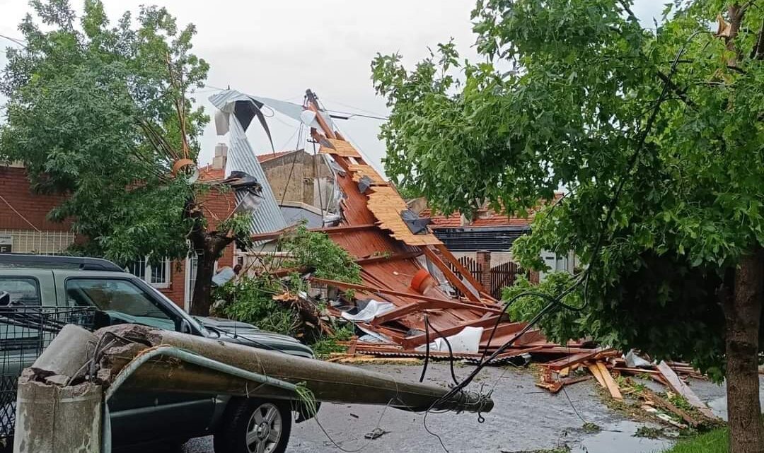 Temporal en Miramar: Falleció un menor de 16 años por el golpe de un árbol