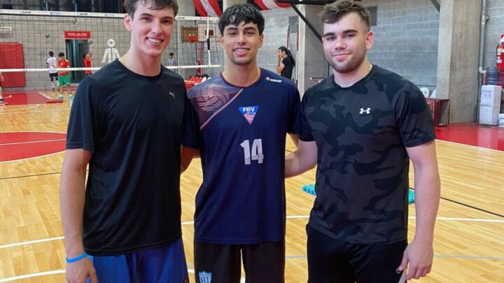 Los pibes vuelan alto y el voley los sigue uniendo