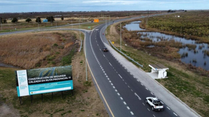 Ruta 11: comenzaron los trabajos en la doble vía que unirá Villa Gesell y Mar Chiquita