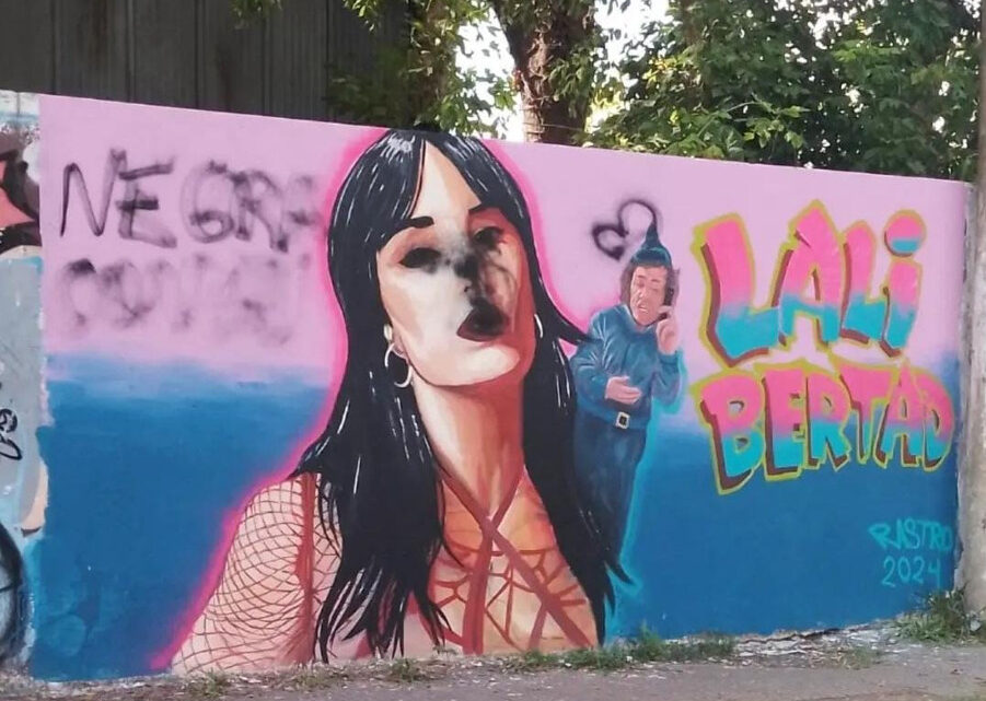 CHASCOMÚS: Vandalizaron el mural recientemente hecho de Lali Esposito