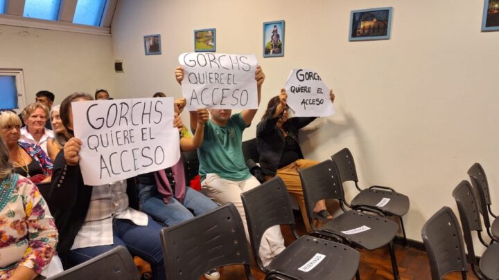 Inicio de sesiones: Gorchenses reclaman a Dinapoli por el acceso