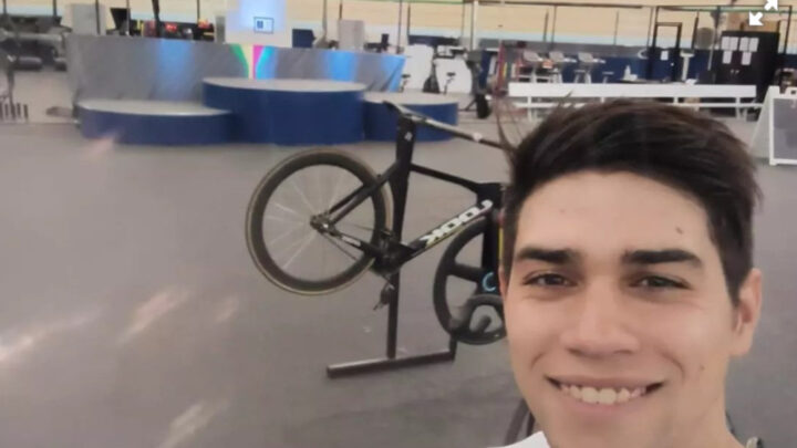 El Ciclista Costero Lucas Vilar ya se encuentra en Los Angeles para representar a la Argentina en el Campeonato Panamericano