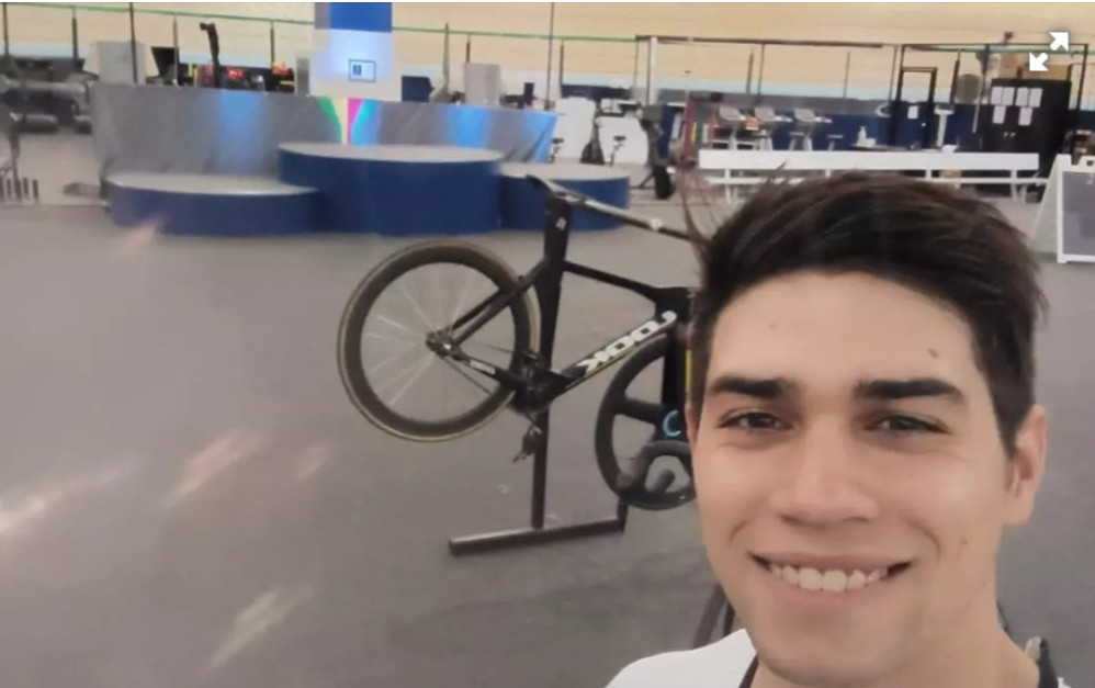 El Ciclista Costero Lucas Vilar ya se encuentra en Los Angeles para representar a la Argentina en el Campeonato Panamericano