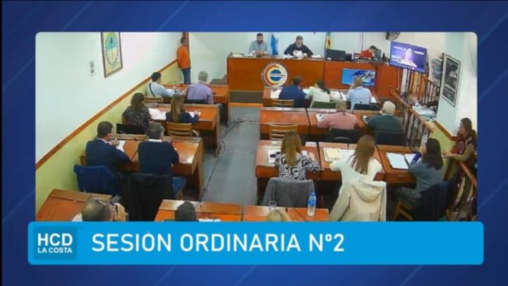 El HCD de La Costa trasmitió por primera vez en su historia, una sesión en vivo con imágenes propias