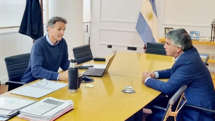 GRAL BELGRANO: El concejal Julio Torrada fue recibido por el ministro Katopodis
