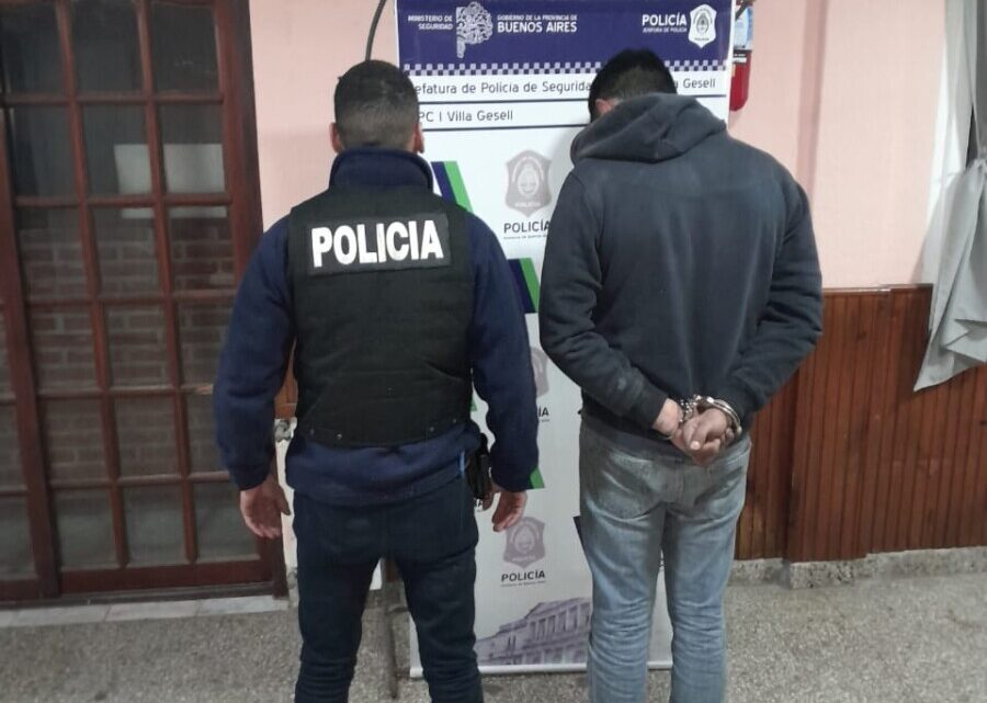 VILLA GESELL: Se aprehendió a un hombre autor de dos robos a comercios
