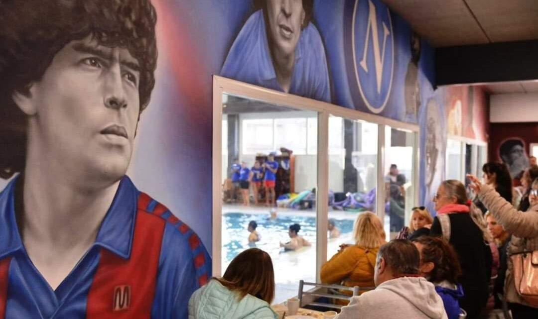 Mar Chiquita: inauguraron la confitería en homenaje a Maradona en el natatorio municipal de Santa Clara Mar Chiquita: inauguraron la confitería en homenaje a Maradona en el natatorio municipal de Santa Clara