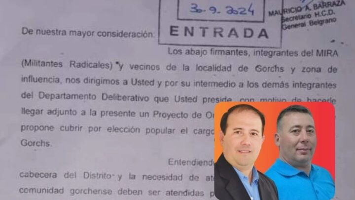 Proponen que los ciudadanos de Gorchs puedan elegir a su Delegado Municipal