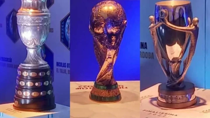 Llegan a Chascomús la Copa del Mundo, la Copa América y la Finalissima: dónde y cuándo visitarlas
