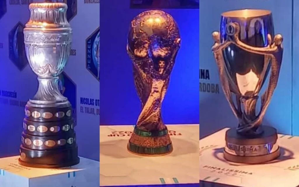 Llegan a Chascomús la Copa del Mundo, la Copa América y la Finalissima: dónde y cuándo visitarlas Llegan a Chascomús la Copa del Mundo, la Copa América y la Finalissima: dónde y cuándo visitarlas