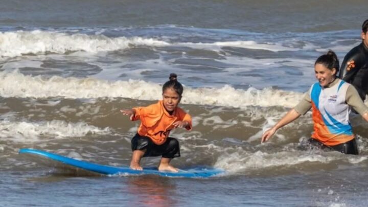 Histórico: Mar de Ajó volvió a ser sede del Torneo Nacional de Surf Adaptado