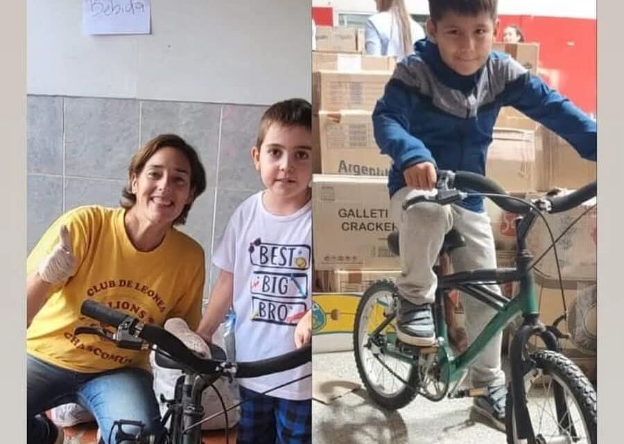 Solidaridad: un nene dono su bici para Bahía Blanca y otro niño ya la recibió Solidaridad: un nene dono su bici para Bahía Blanca y otro niño ya la recibió