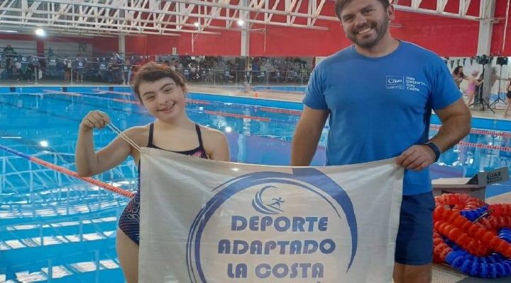 LA COSTA: Clara Lagos clasificó al Sudamericano de Natación Paralímpica