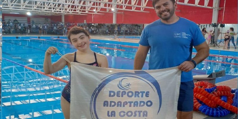 LA COSTA: Clara Lagos clasificó al Sudamericano de Natación Paralímpica