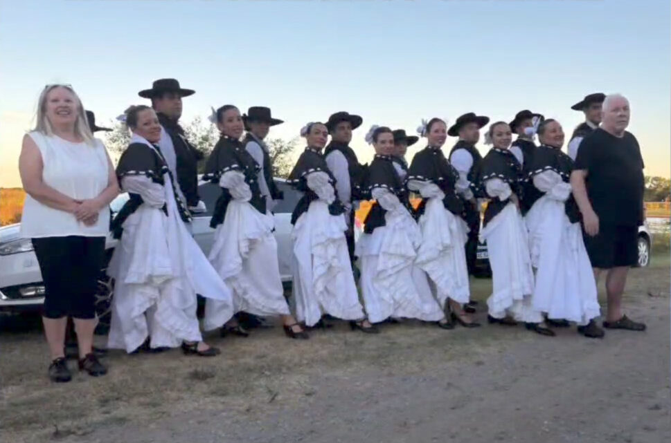 Gran peña folclórica en Ranchos por el aniversario del Ballet General Paz