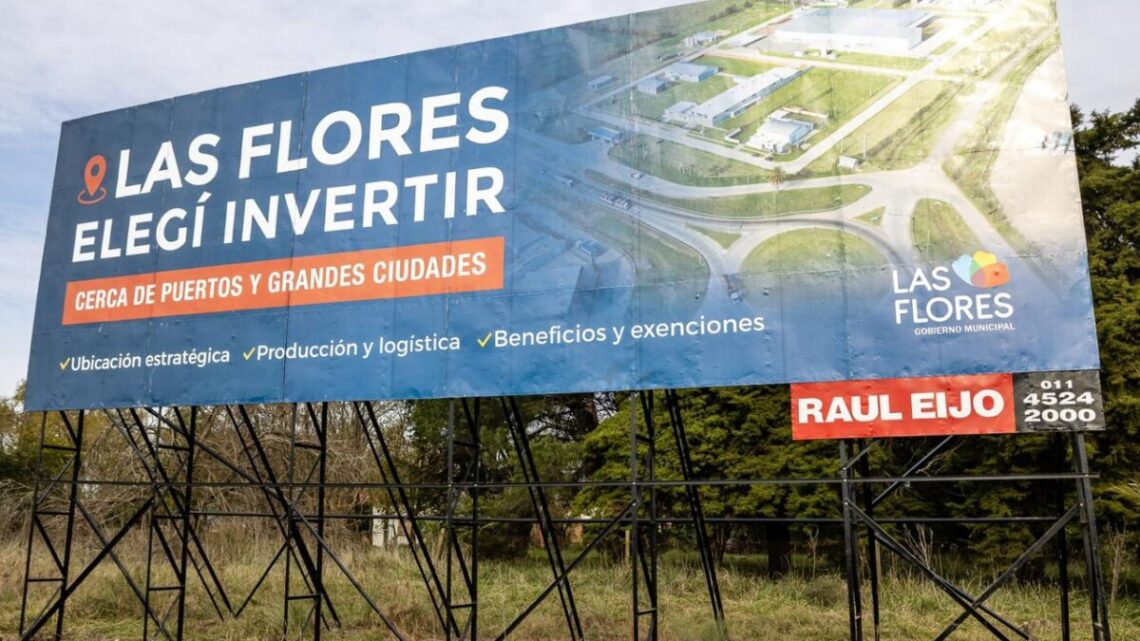 Las Flores, polo industrial estratégico: campaña para atraer capital privado Las Flores, polo industrial estratégico: campaña para atraer capital privado