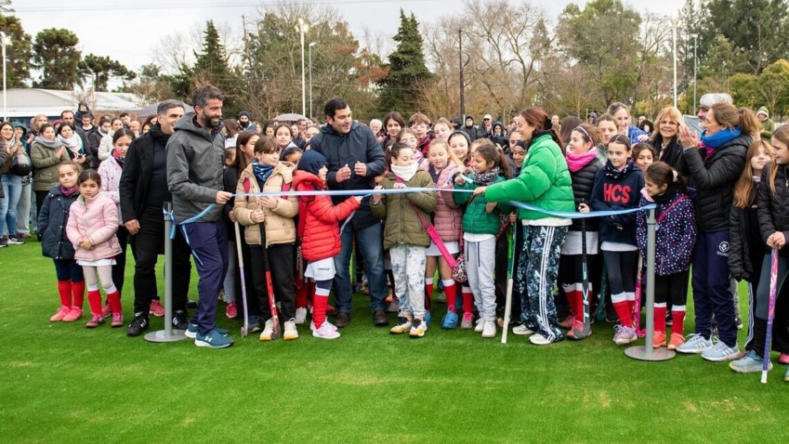 Dolores pisa fuerte en el deporte regional con su nueva cancha de hockey