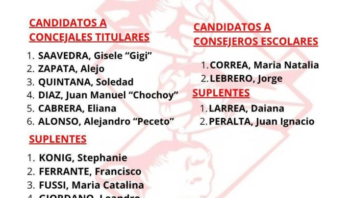 Defensa Comunal presentó su lista en General Paz con Gisele “Gigi” Saavedra como primera candidata