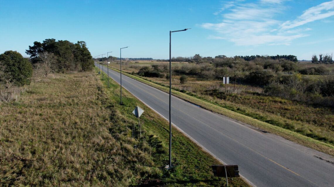 Iluminación y seguridad en la Ruta 41 y otros puntos clave de la Provincia