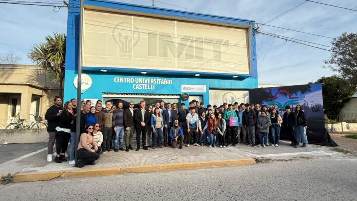 Puentes al Futuro: Castelli inaugura tecnología y forma a sus jóvenes