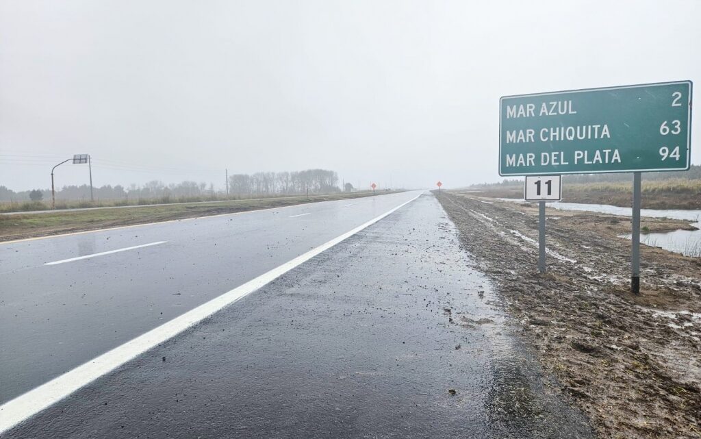 Vila Gesell ya cuenta con doble mano en todo su frente de ruta Vila Gesell ya cuenta con doble mano en todo su frente de ruta