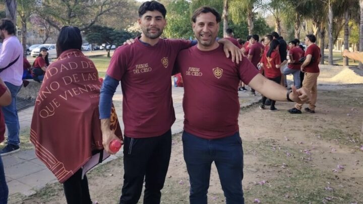 Moretti, concejal electo y Gentile referente en General Belgrano participaron del acto de Milei en Córdoba