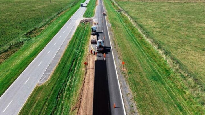 Mejoras en la Ruta 63: avanzan las obras entre Dolores y Tordillo