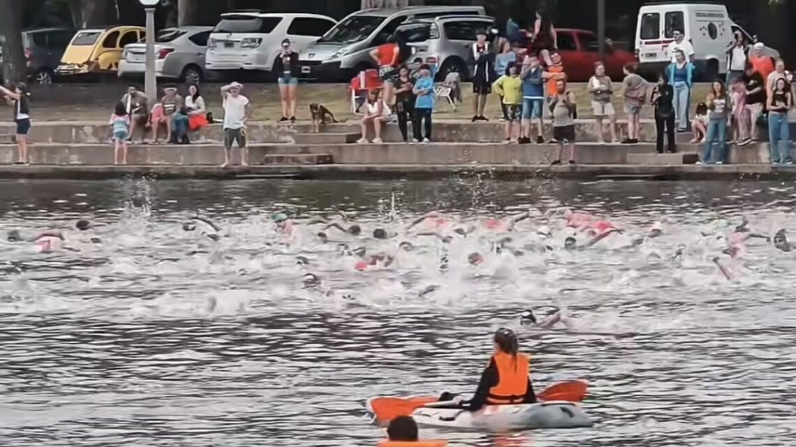Chascomús, protagonista del inicio del circuito de aguas abiertas