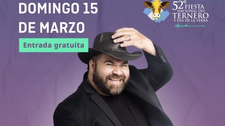 Coronación y show: Juan Fuentes, protagonista en el último día de la 52° Fiesta Nacional del Ternero