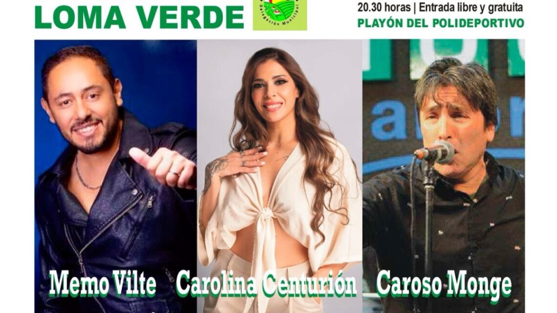 Este sábado: 14° festival de Loma Verde con grandes artistas y entrada gratuita