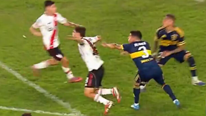 ¿Era penal para River? la jugada del superclásico que desató la polémica
