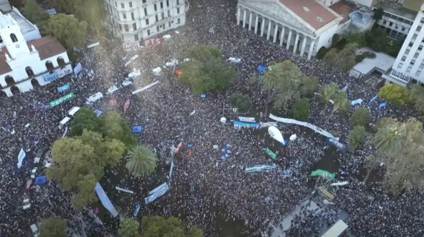 La universidades nacionales vuelven a las calles en una nueva marcha federal