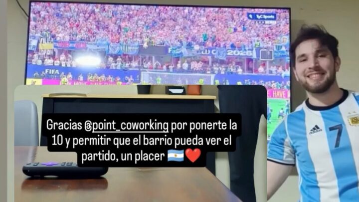 General Belgrano: se cortó el cable cuando Argentina hacía historia y Point abrió sus puertas al barrio